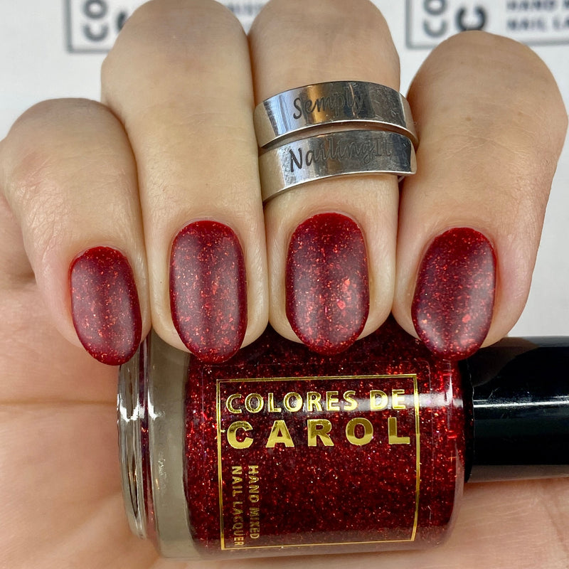 Colores de Carol - Orbiting Ruby Nail Polish