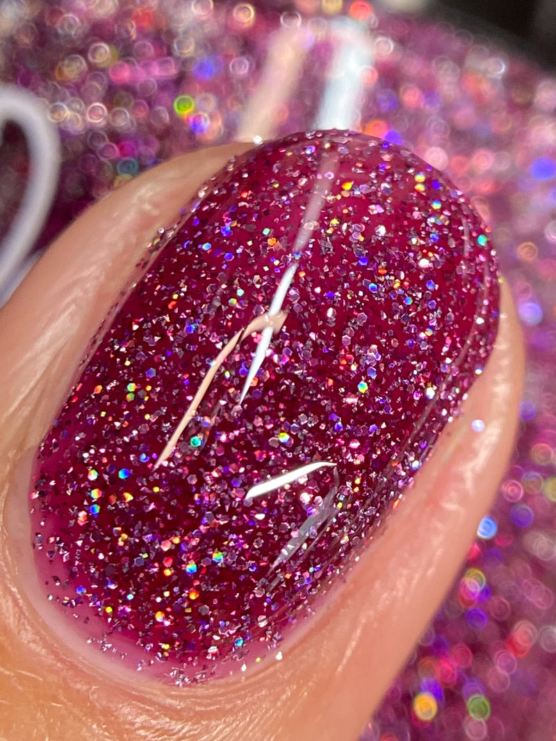 Dam Nail Polish - Heartless Nail Polish (Flash Reflective)