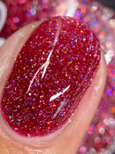 Dam Nail Polish - Bloodthirsty Nail Polish (Flash Reflective)