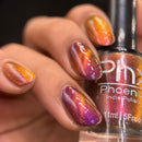 Phoenix - Firey Nail Polish (Magnetic)