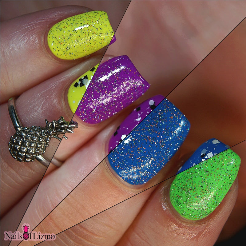 Colores de Carol - Radioactive Nail Polish (Flash Reflective)