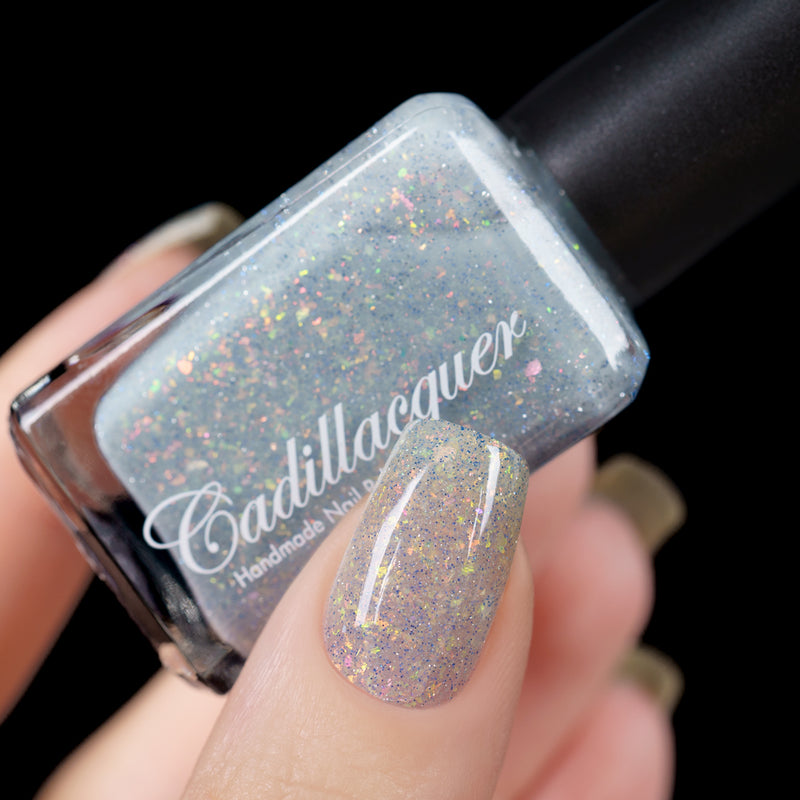 [Preorder, Ships Early Oct] Cadillacquer - In The End, We're All Just Bones Nail Polish (Glow in the Dark)