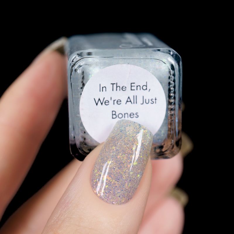 [Preorder, Ships Early Oct] Cadillacquer - In The End, We're All Just Bones Nail Polish (Glow in the Dark)