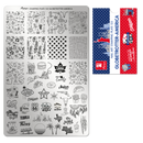 Moyra - 133 Globetrotter-America Stamping Plate