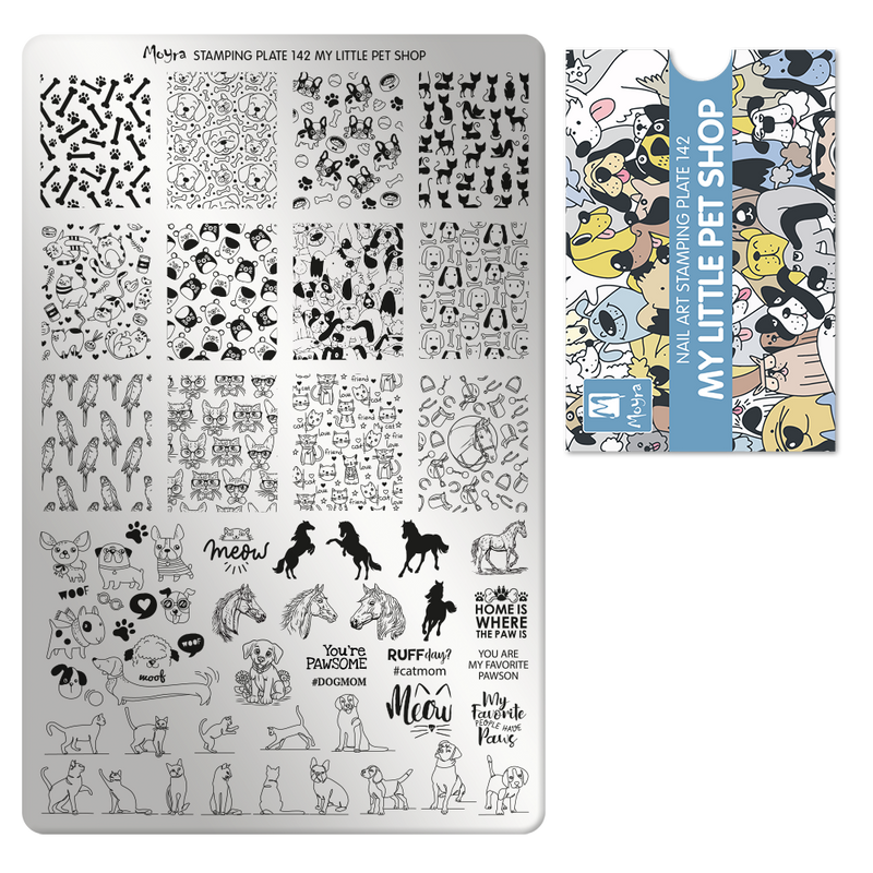 Moyra - 142 My Little Pet Shop Stamping Plate