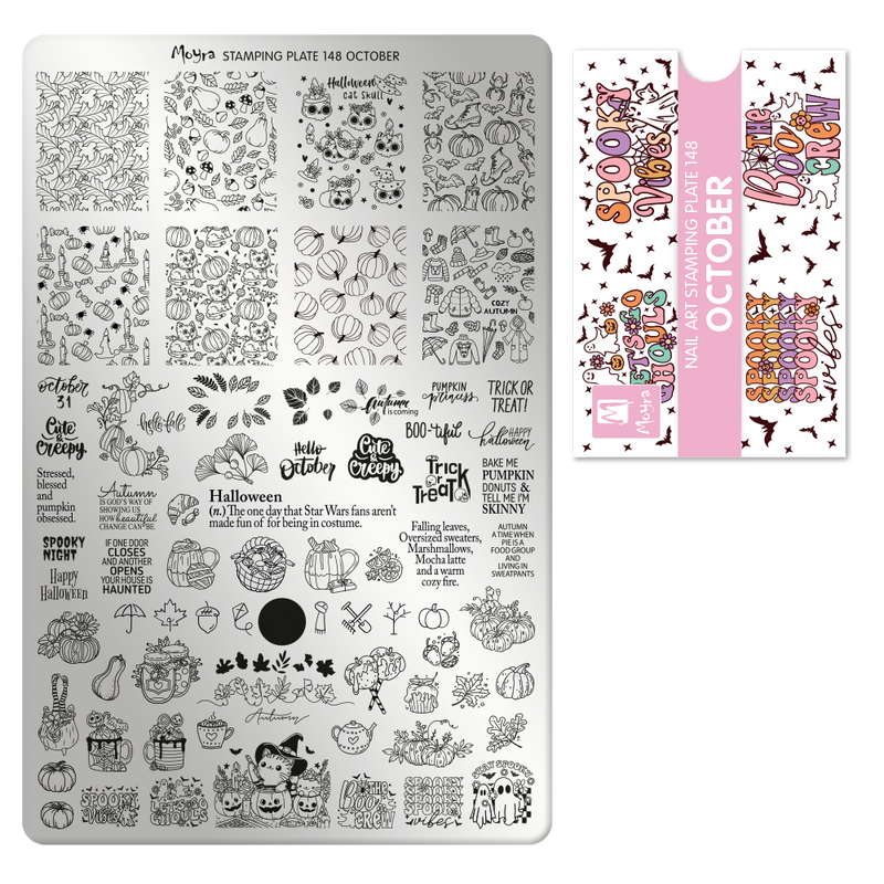 Moyra - 148 October Stamping Plate