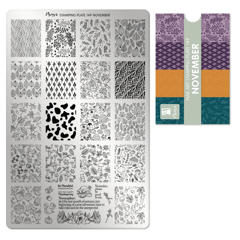 Moyra - 149 November Stamping Plate