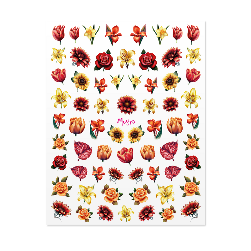 Moyra - Watertransfer Sticker Selection No. 05 Flowers