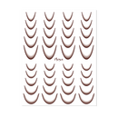 Moyra - Watertransfer Sticker Selection No. 09 Brown Ombre