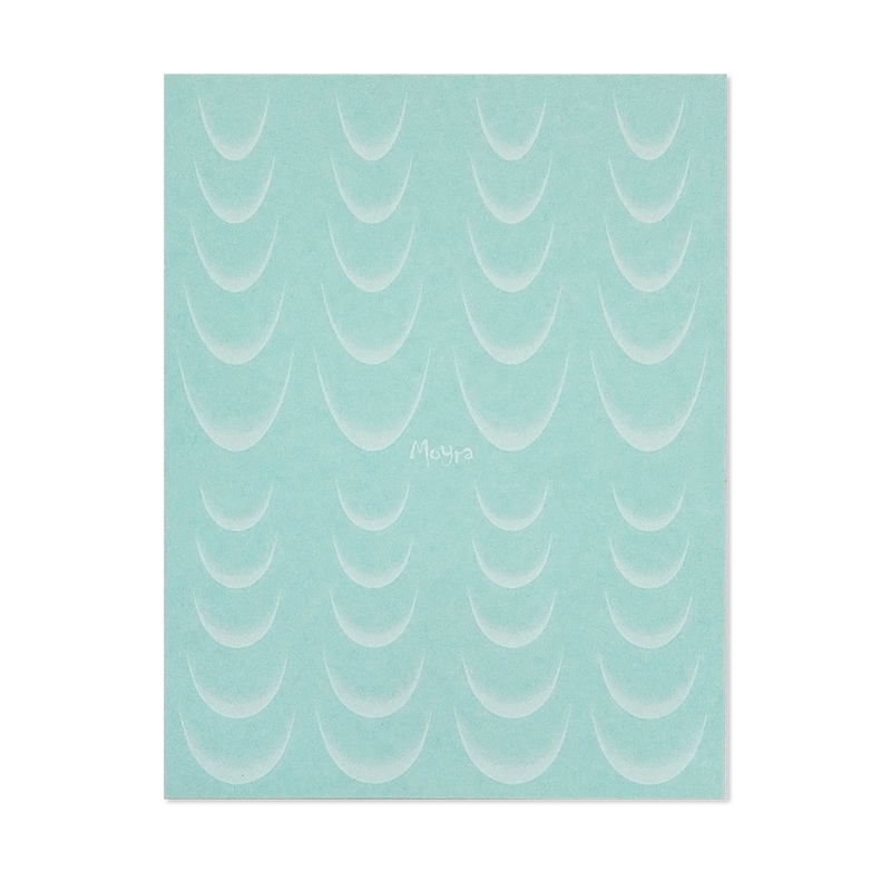 Moyra - Watertransfer Sticker Selection No. 12 White Ombre