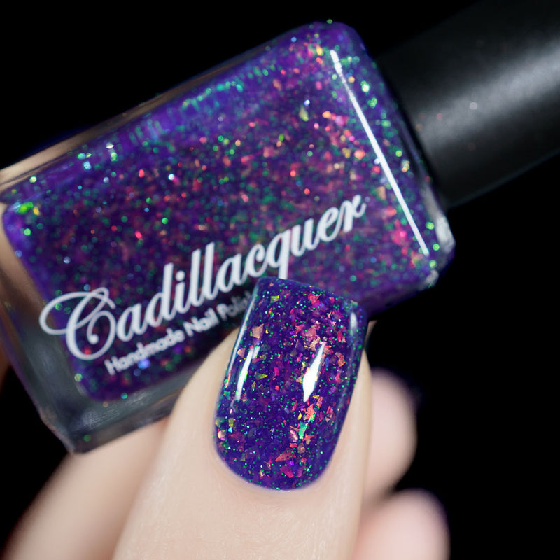 Cadillacquer - The Blue Marble Nail Polish (Flash Reflective) - Store Exclusive