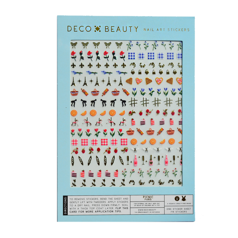 Deco Beauty - Picnic (Paris) Nail Stickers