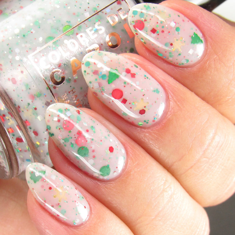 Colores de Carol - Rockin' Around The Glitter Tree Nail Polish