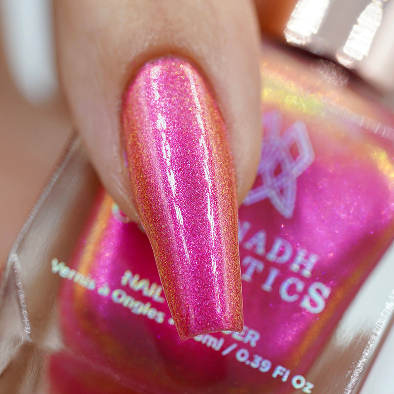 Clionadh Cosmetics - Pink Starburst Nail Polish
