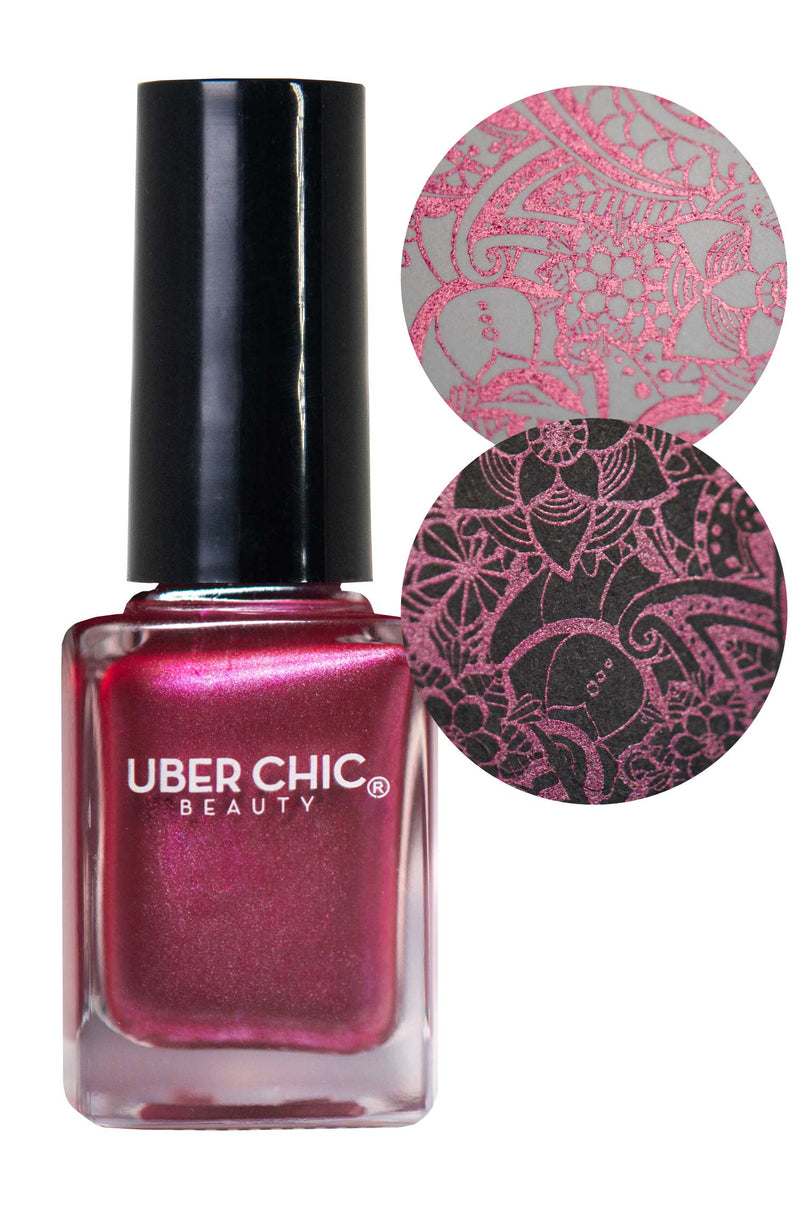 UberChic Beauty - Red Velvet Stamping Polish