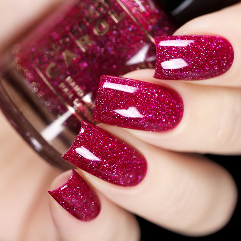 Colores de Carol - Rudolph's Ruby Nose Nail Polish