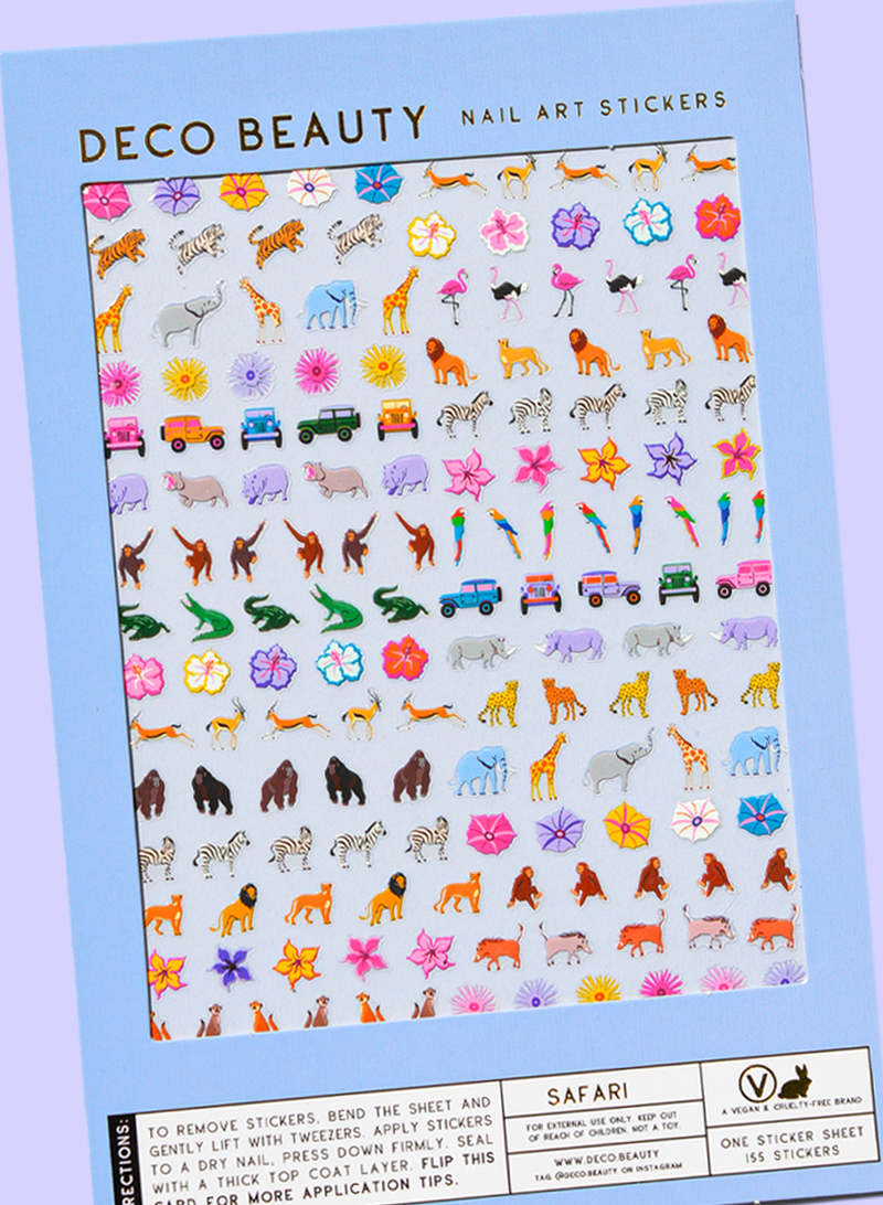 Deco Beauty - Safari Nail Stickers