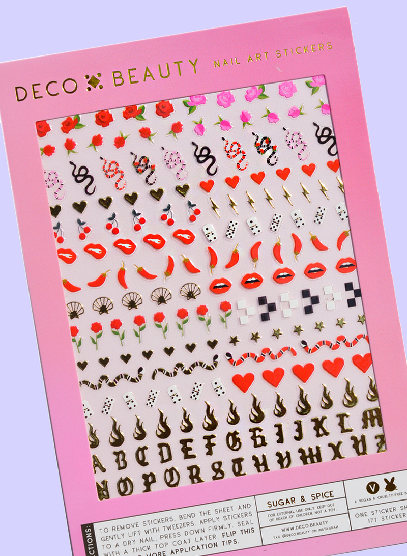 Deco Beauty - Sugar & Spice Nail Stickers