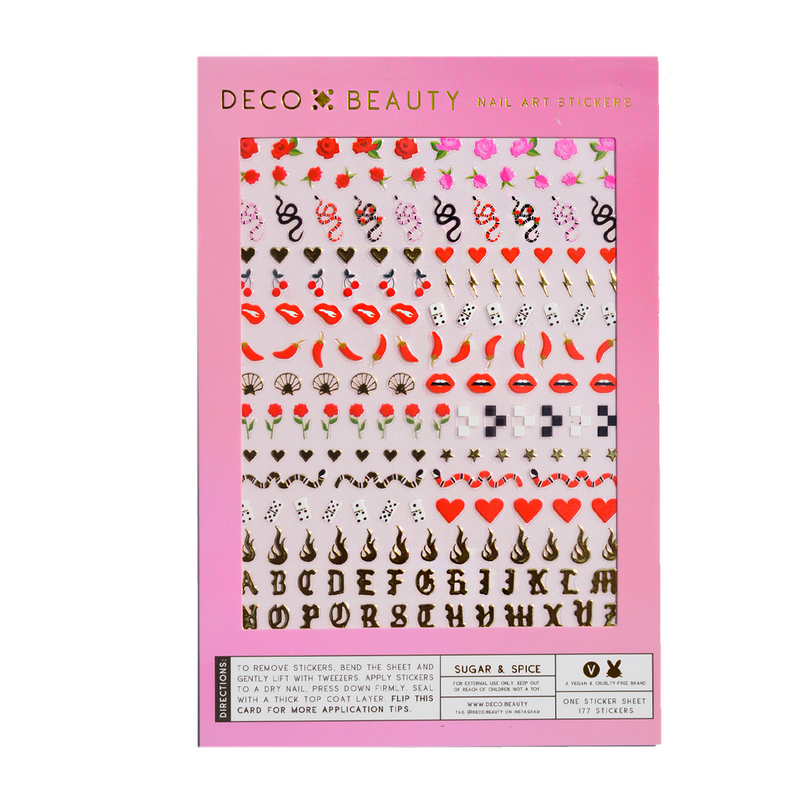 Deco Beauty - Sugar & Spice Nail Stickers