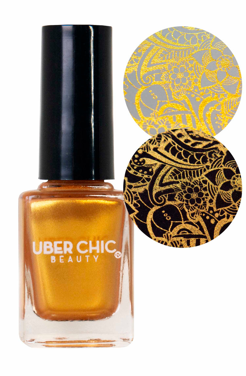 UberChic Beauty - Satin Brass Stamping Polish