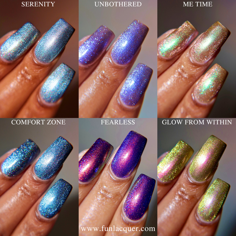 [Preorder, Ships Early Nov] F.U.N Lacquer - Self-Love Collection (6 Nail Polishes) (Magnetic)