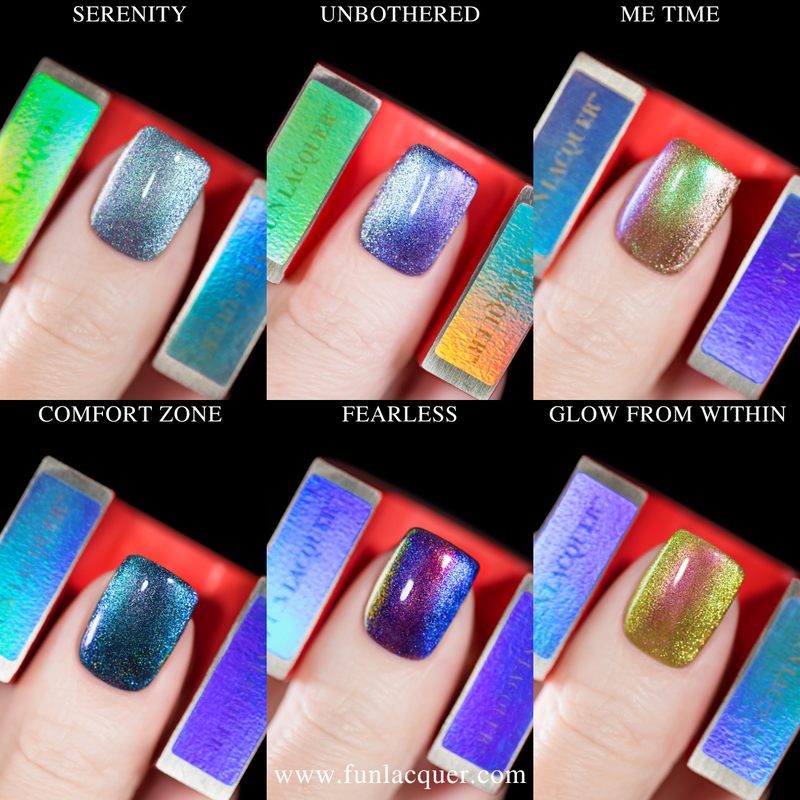 [Preorder, Ships Early Nov] F.U.N Lacquer - Self-Love Collection (6 Nail Polishes) (Magnetic)