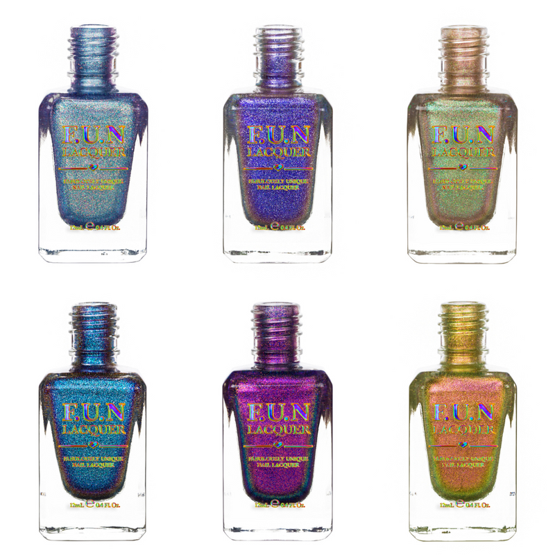 [Preorder, Ships Early Nov] F.U.N Lacquer - Self-Love Collection (6 Nail Polishes) (Magnetic)