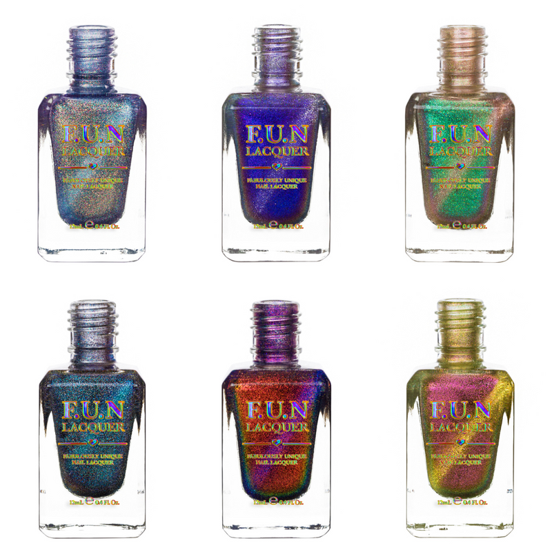 [Preorder, Ships Early Nov] F.U.N Lacquer - Self-Love Collection (6 Nail Polishes) (Magnetic)