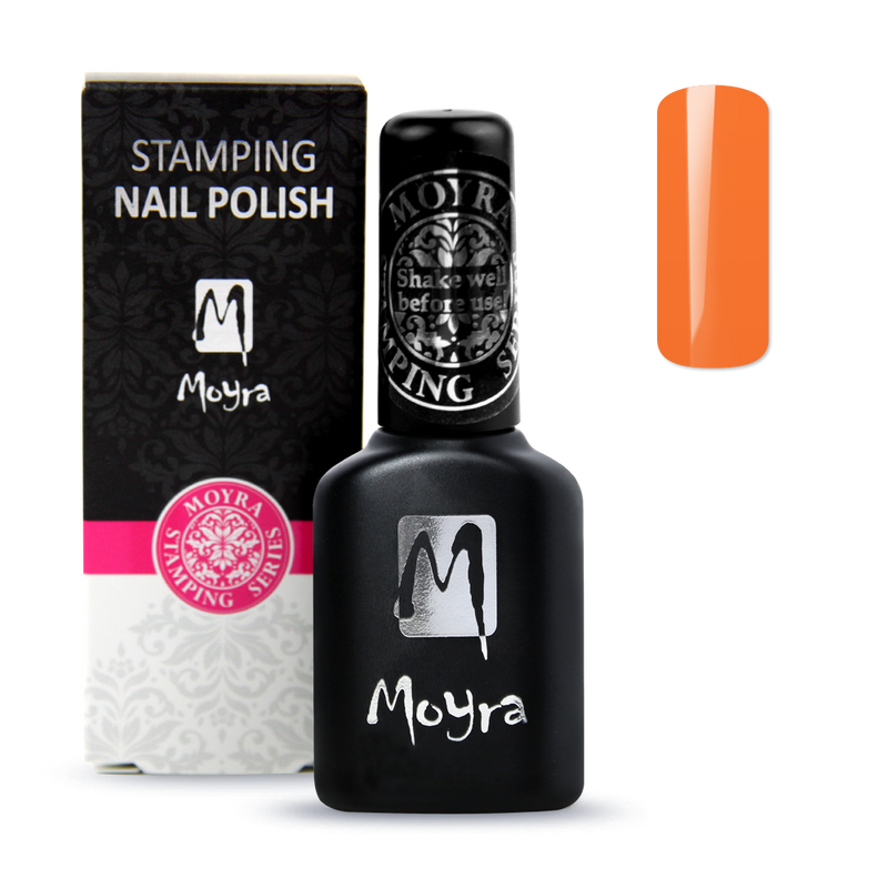 Moyra - Smart Polish (Slow-Drying) SPS07 Orange Stamping Polish