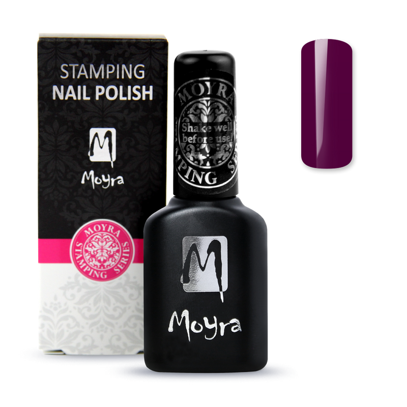 Moyra - Smart Polish (Slow-Drying) SPS08 Purple Stamping Polish