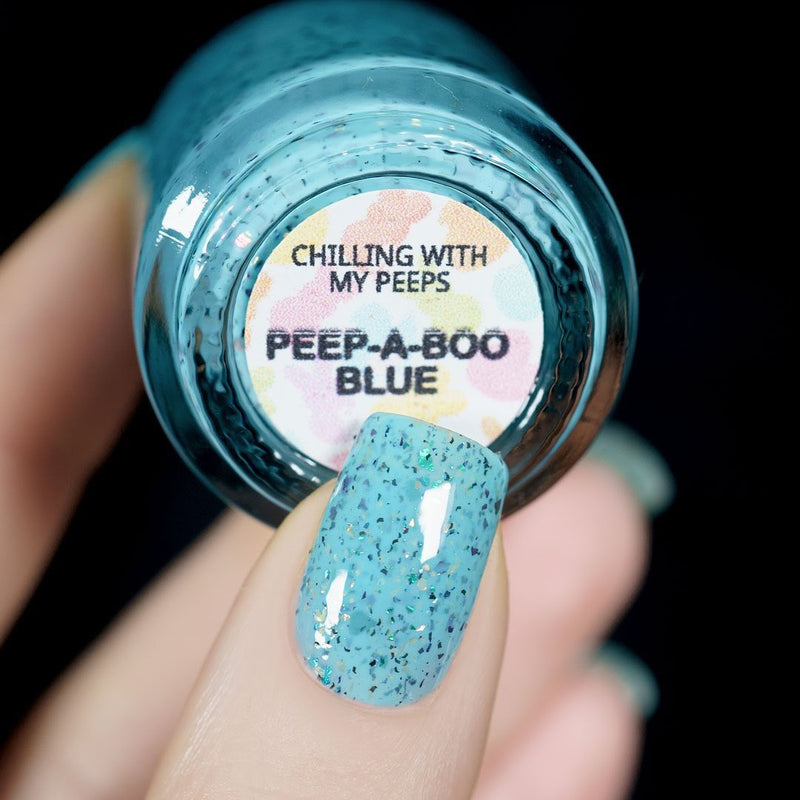 Colores de Carol - Peep-a-Boo Blue Nail Polish