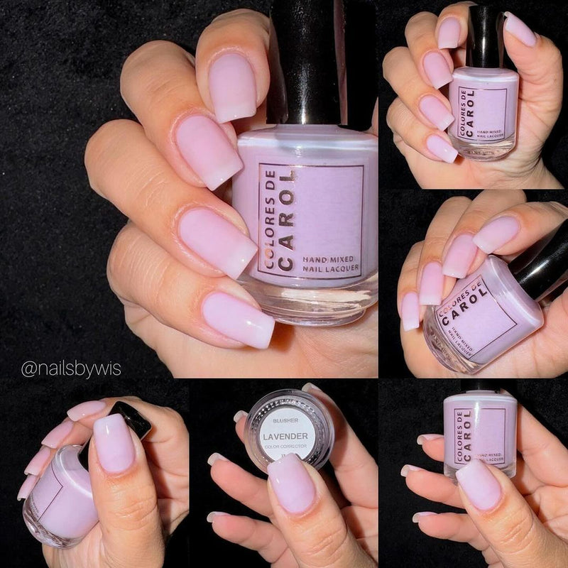 Colores de Carol - Lavender Color Correcting Nail Polish