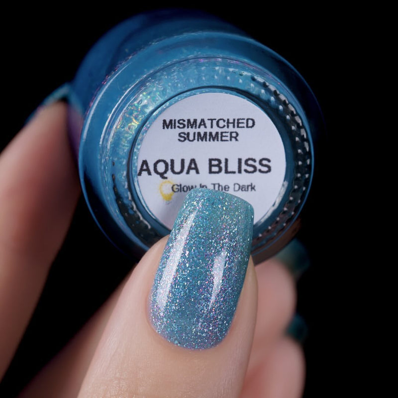 Colores de Carol - Aqua Bliss Nail Polish (Glow in the Dark)