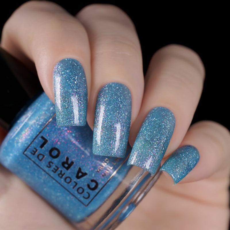 Colores de Carol - Aqua Bliss Nail Polish (Glow in the Dark)