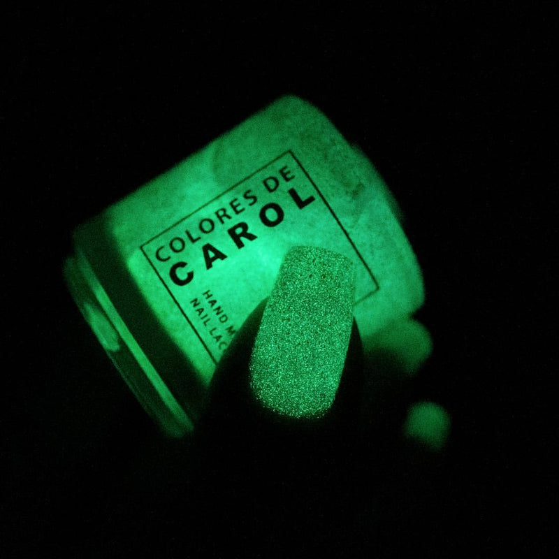 Colores de Carol - Aqua Bliss Nail Polish (Glow in the Dark)