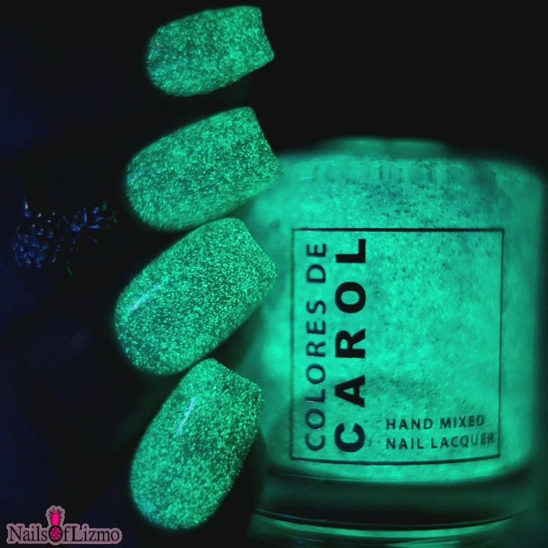 Colores de Carol - Aqua Bliss Nail Polish (Glow in the Dark)