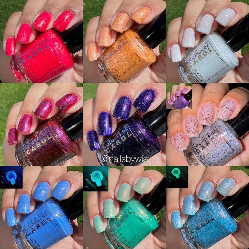 Colores de Carol - Mismatched Summer Collection (9 Nail Polishes)