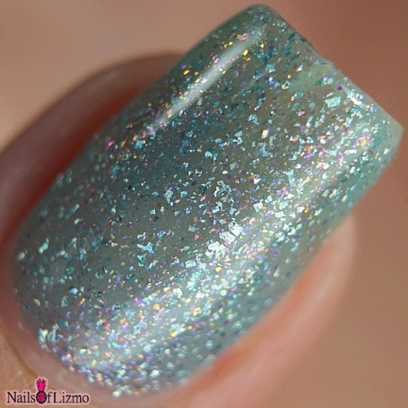 Colores de Carol - Aqua Bliss Nail Polish (Glow in the Dark)