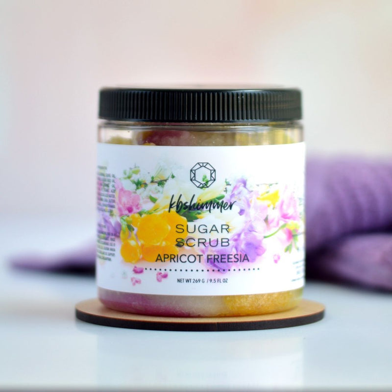 KBShimmer - Apricot Freesia Sugar Scrub