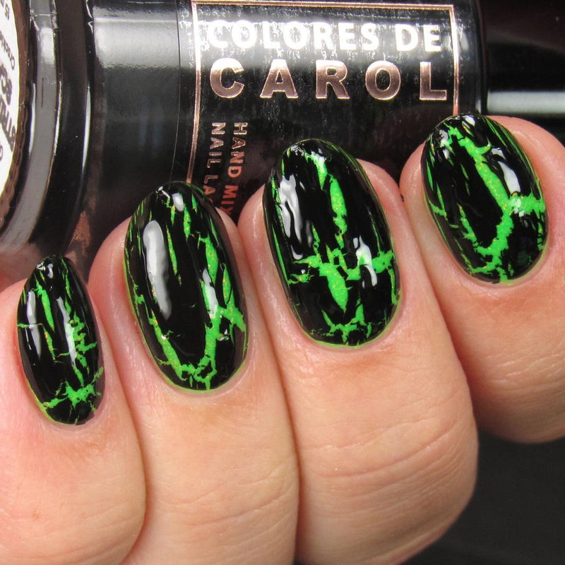 Colores de Carol - Stripes and Scares Nail Polish (Crackle Topper)