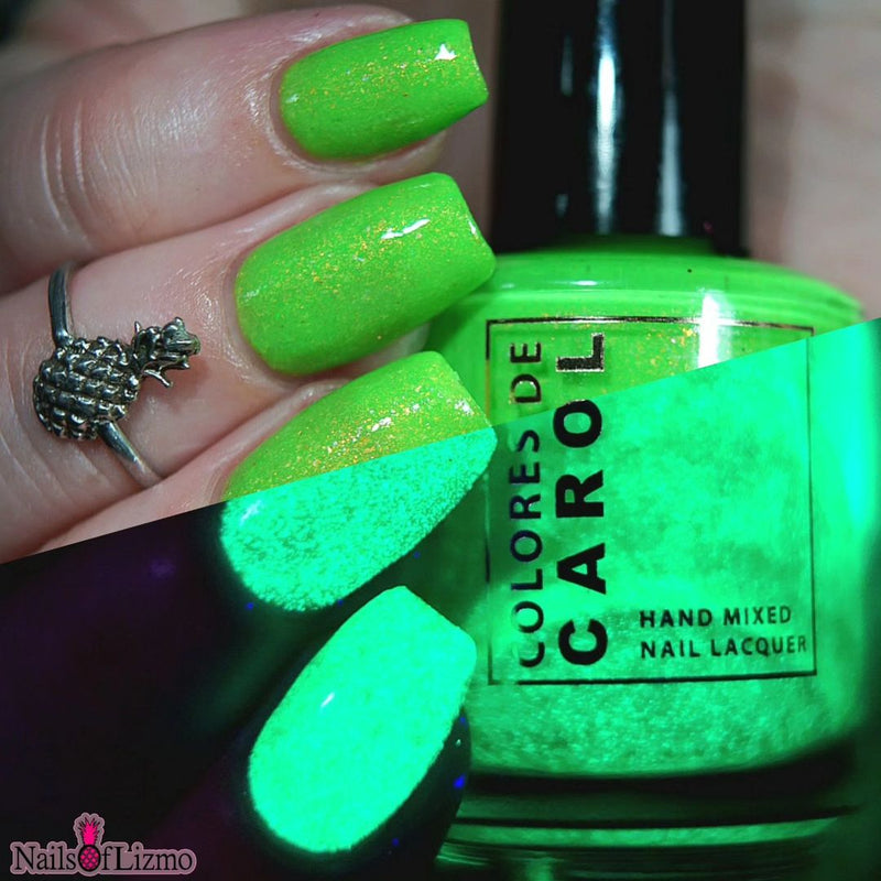 Colores de Carol - In Limbo Lime Nail Polish (Glow in the Dark)