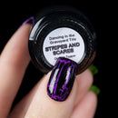 Colores de Carol - Stripes and Scares Nail Polish (Crackle Topper)