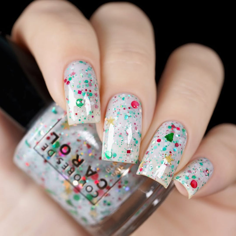 Colores de Carol - Rockin' Around The Glitter Tree Nail Polish