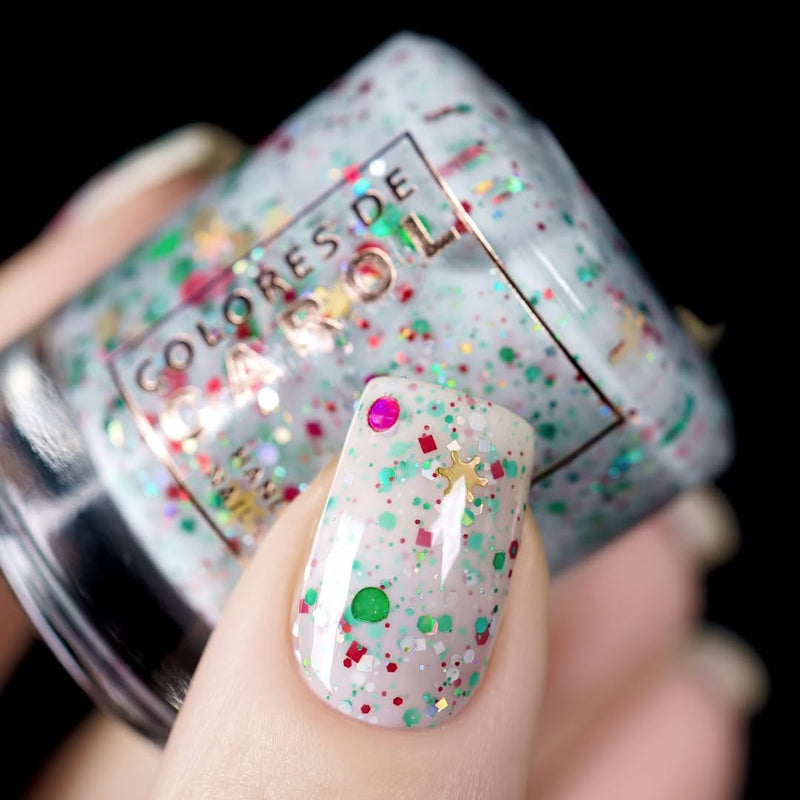 Colores de Carol - Rockin' Around The Glitter Tree Nail Polish