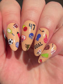 Deco Beauty - Sports Ball Nail Stickers