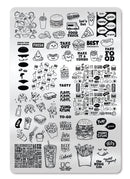 UberChic Beauty - Tasty Series: Fast Food Stamping Plate