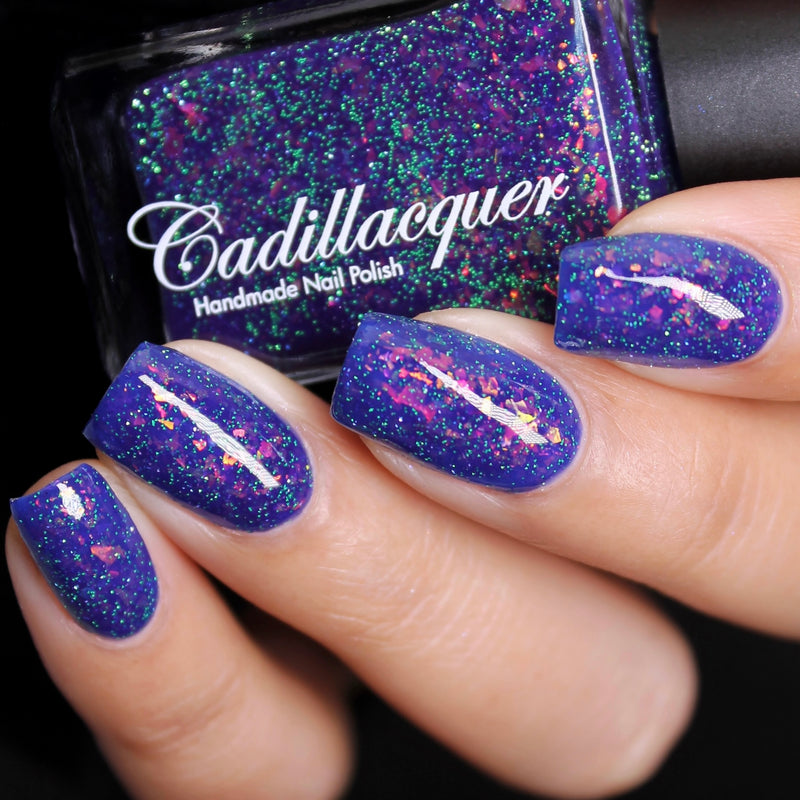 Cadillacquer - The Blue Marble Nail Polish (Flash Reflective) - Store Exclusive