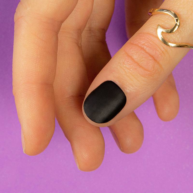 MoYou-London - Gel Nail Strip - Blackout