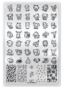 UberChic Beauty - Tiny Little Animals - 01 Stamping Plate