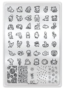 UberChic Beauty - Tiny Little Animals - 02 Stamping Plate